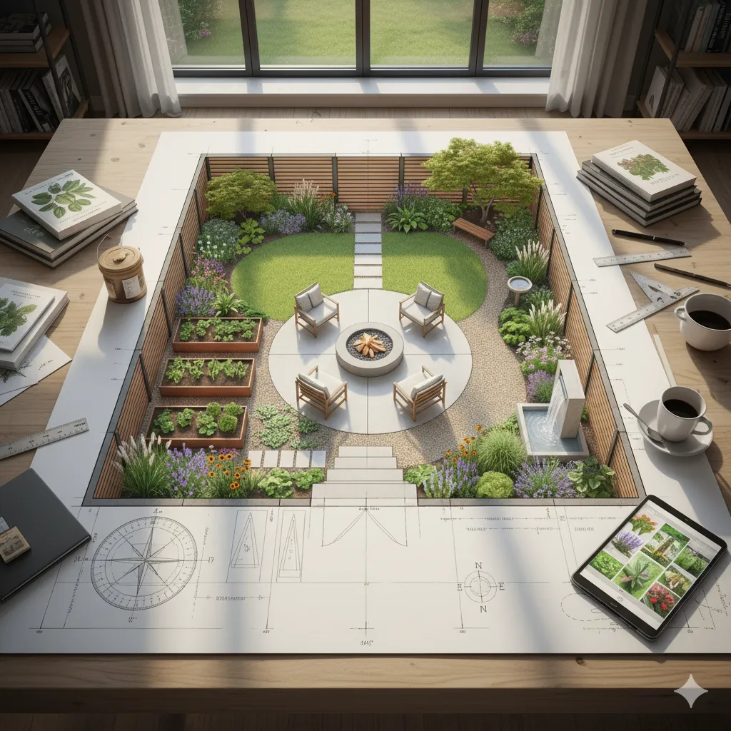 Garden design planning